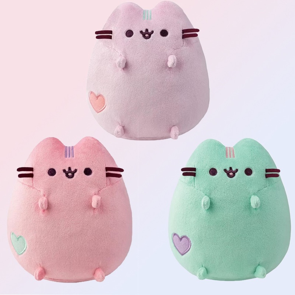 BRAND NEW with TAGS Bundle of 3 XL Fiesta Pusheen 13 Inch Pastel Plushies